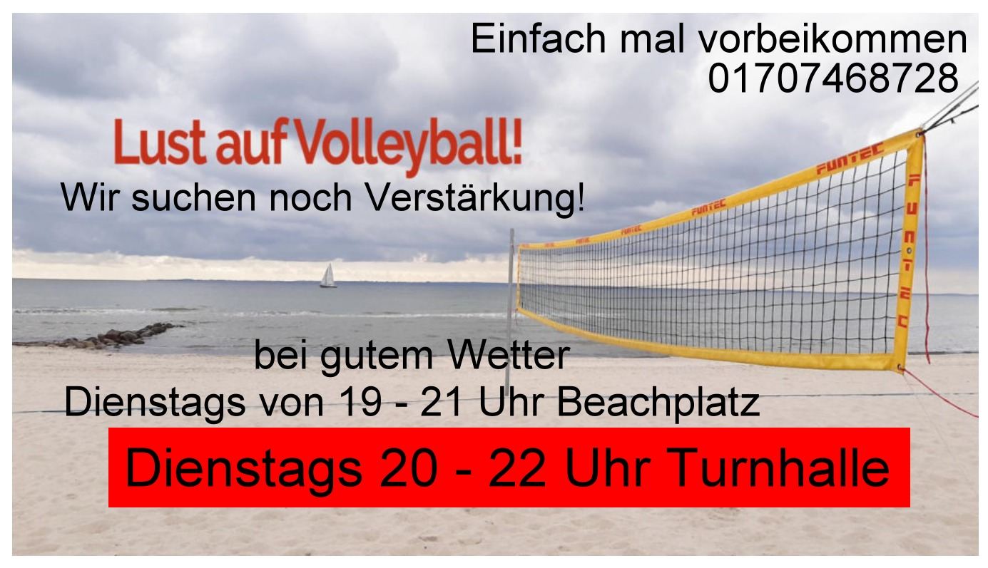 Volleyballer gesucht! Just for Fun!