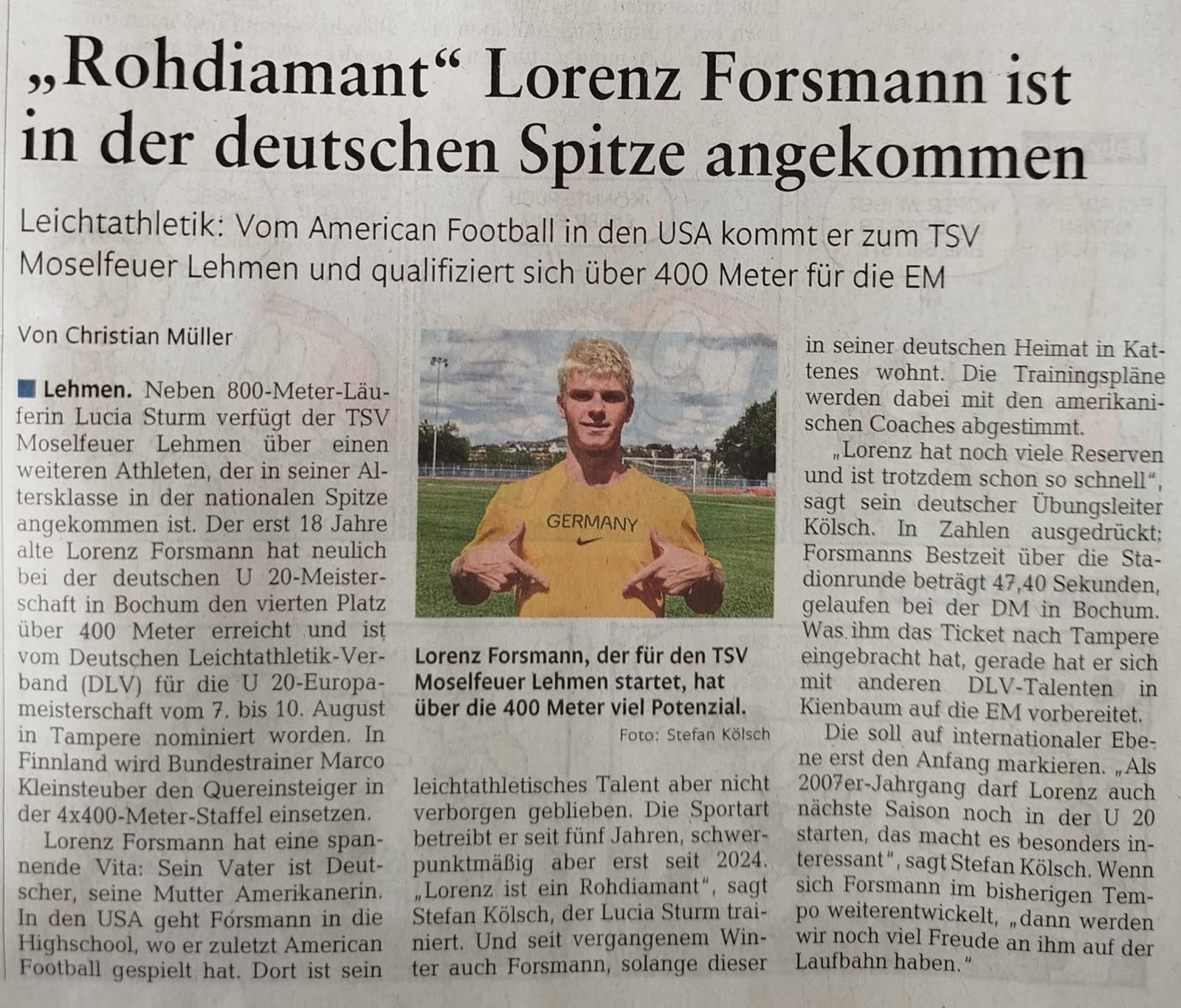 Rhein Zeitung August 2025