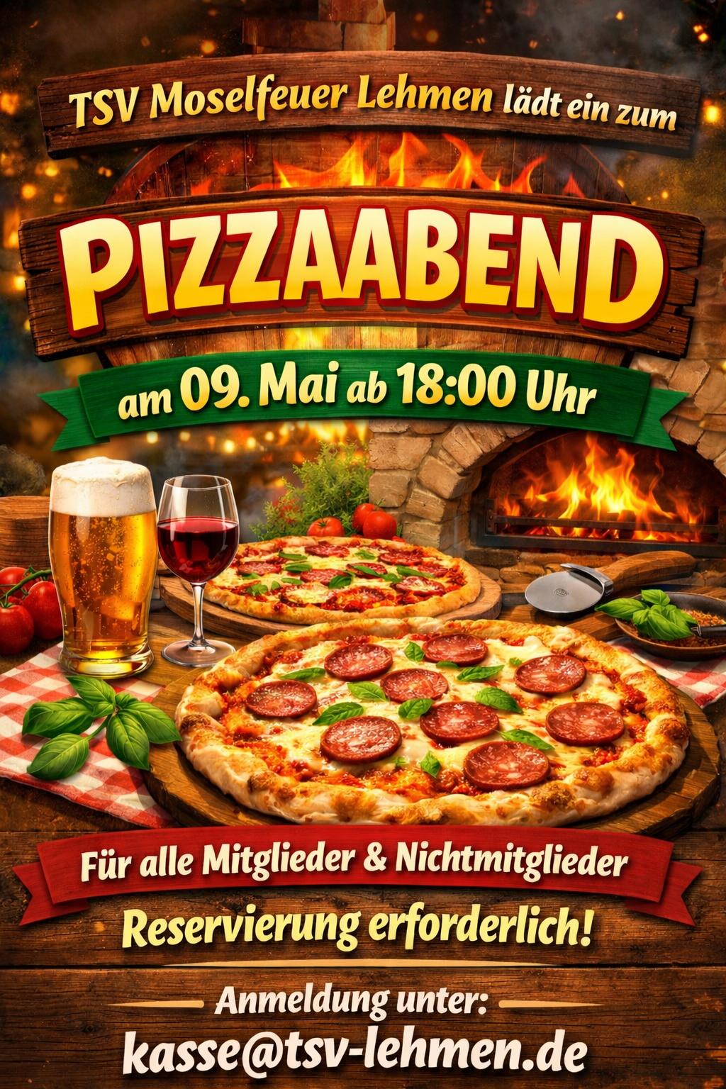 Einladung zum Pizza-Abend 2026